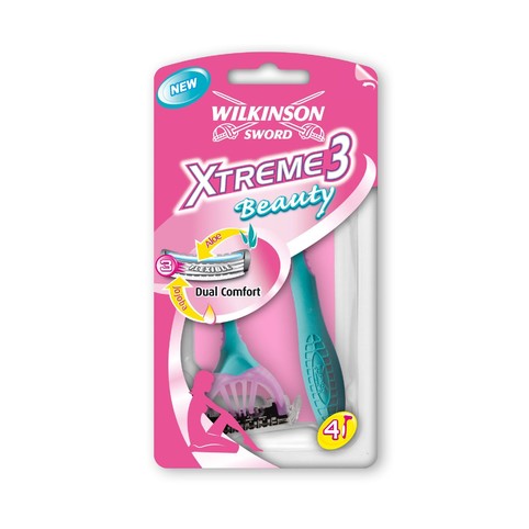 Wilkinson Xtreme3 Beauty jednorázové holítko 3+1 ks