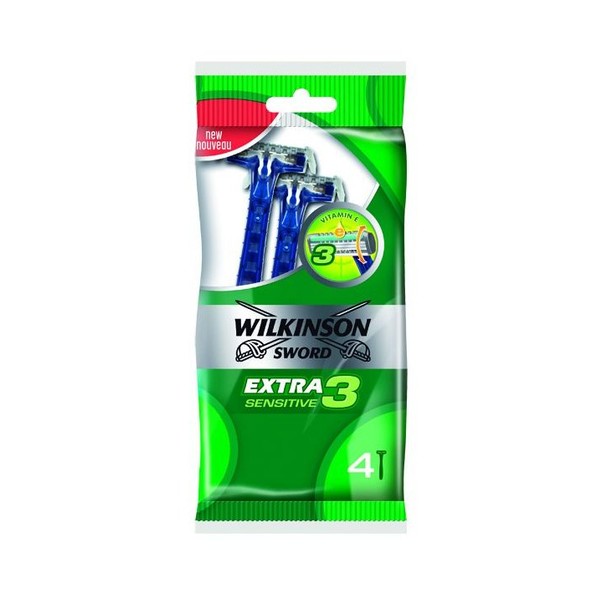 Wilkinson Extra3 Sensitive žiletky 4 ks