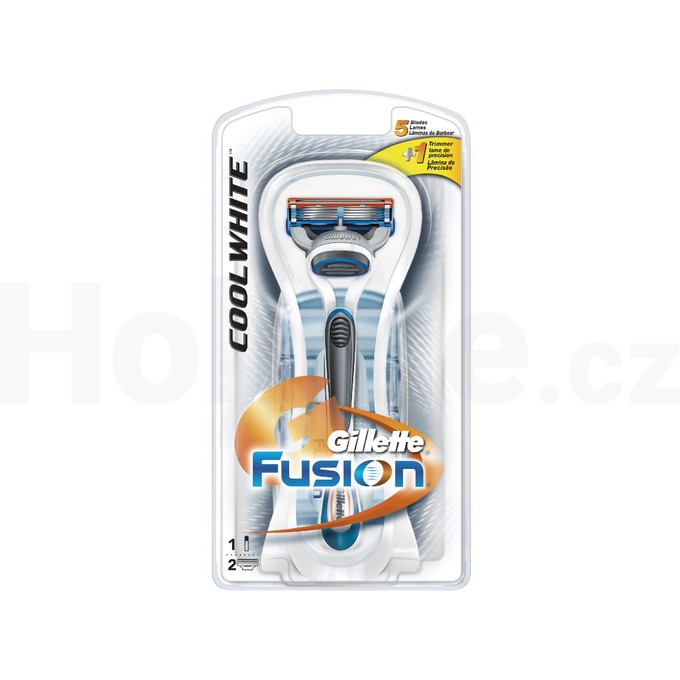 Gillette Fusion Cool White holiaci strojček