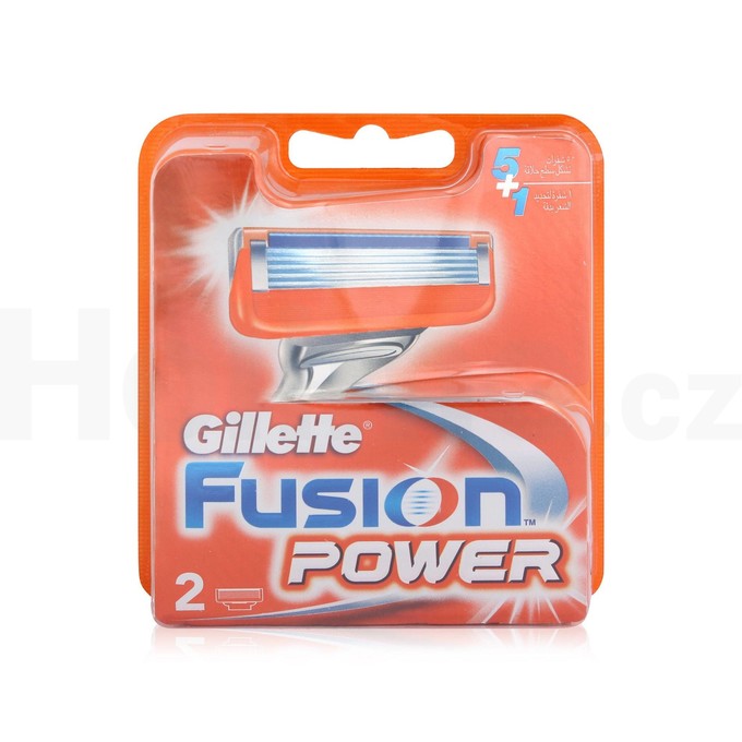 Gillette Fusion Power náhradné hlavice 2 ks