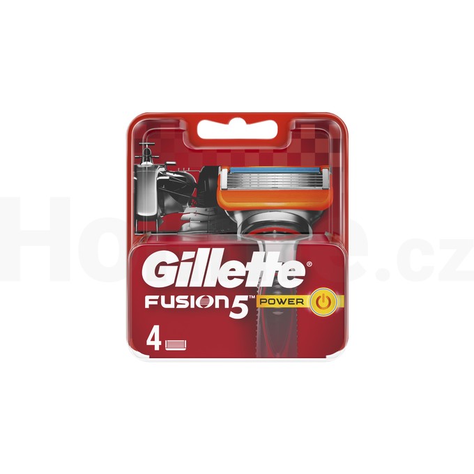 Gillette Fusion Power náhradné hlavice 4 ks