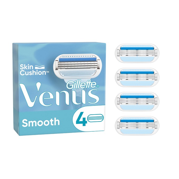Gillette Venus Smooth náhradné hlavice 4 ks