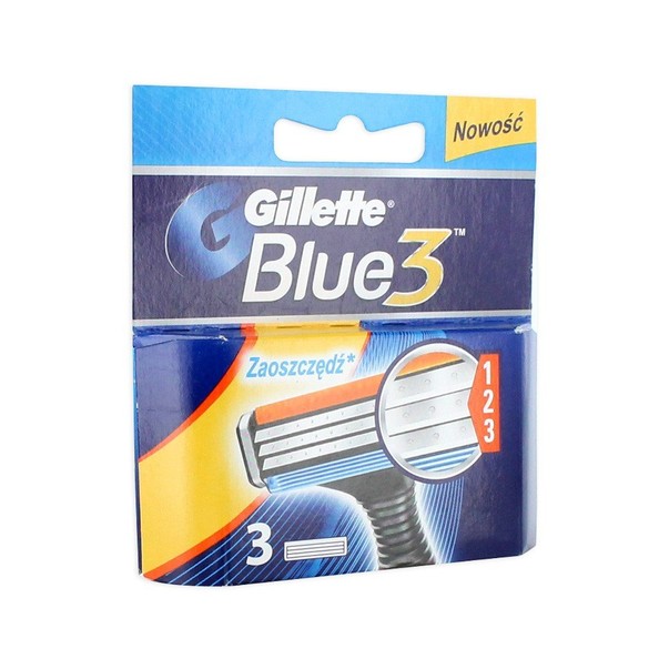 Gillette Blue3 náhradné hlavice 3 ks