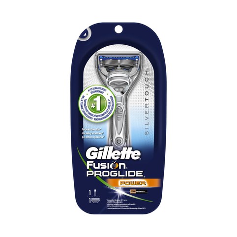 Gillette Fusion Proglide Power SilverTouch holiaci strojček