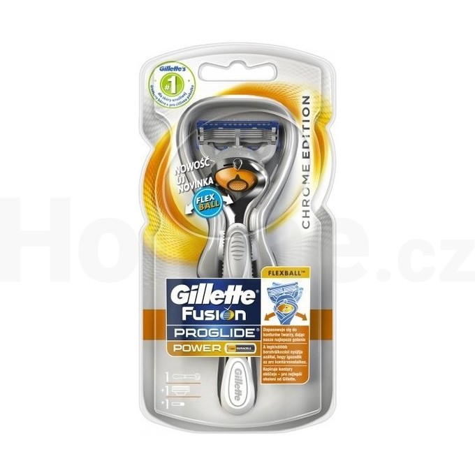 Gillette Fusion Proglide FlexBall Silver Power holiaci strojček