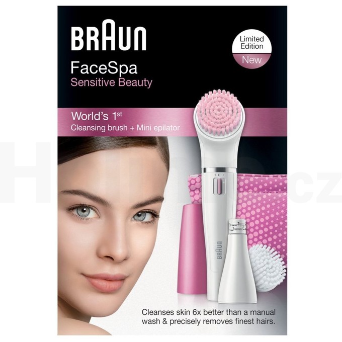 Braun FaceSpa 832s epilátor na tvár Sensitive Beauty