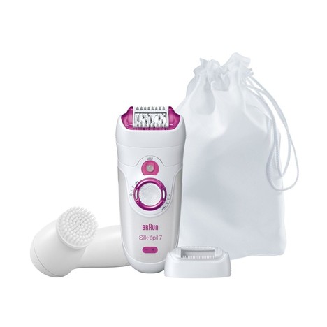 Braun Silk épil 7-521 Wet&Dry epilátor + čistiaca kefka na tvár