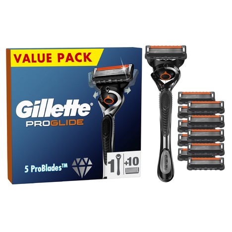 Gillette Fusion ProGlide FlexBall holiaci strojček + 10 hlavíc