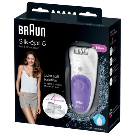 Braun Silk épil 5-541 Wet&Dry epilátor - ROZBALENÝ