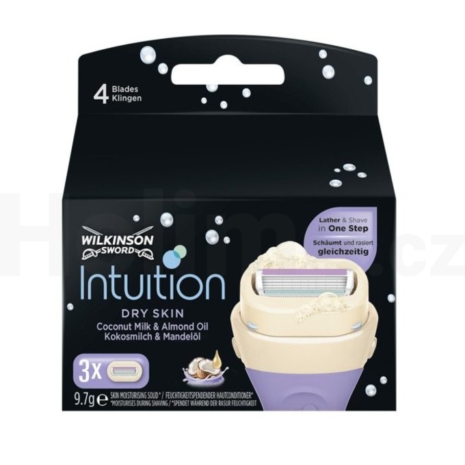 Wilkinson Intuition Dry Skin náhradné hlavice 3 ks