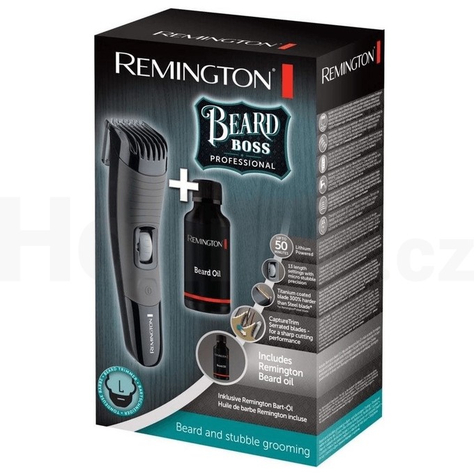 Remington MB4137 Beard Boss zastrihávač fúzov + olej na fúzy