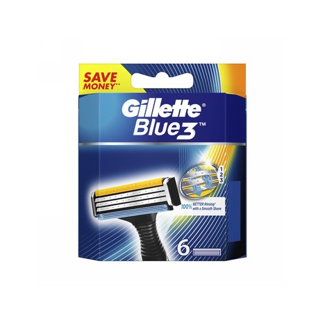 Gillette Blue3 náhradné hlavice 6 ks