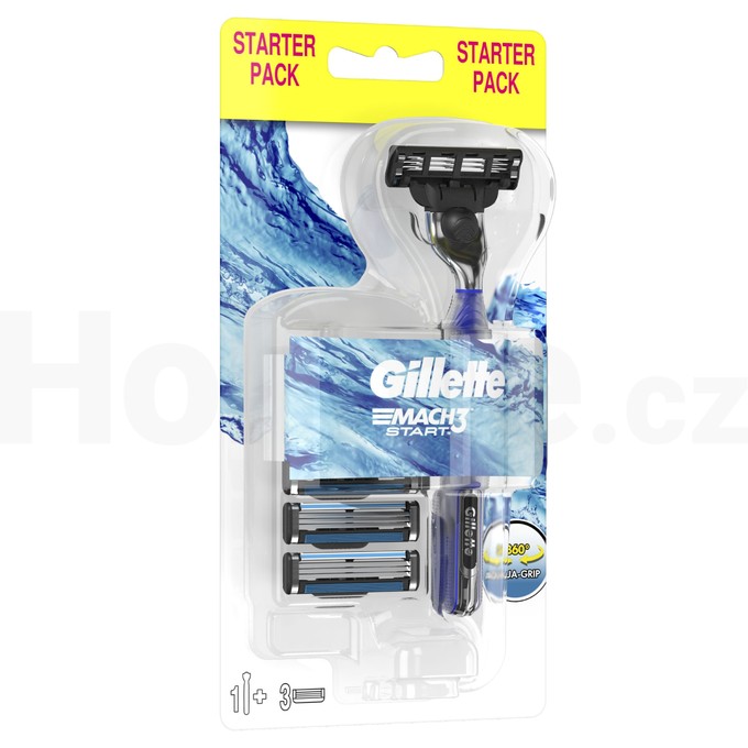 Gillette Mach 3 Start holiaci strojček + 3 hlavice