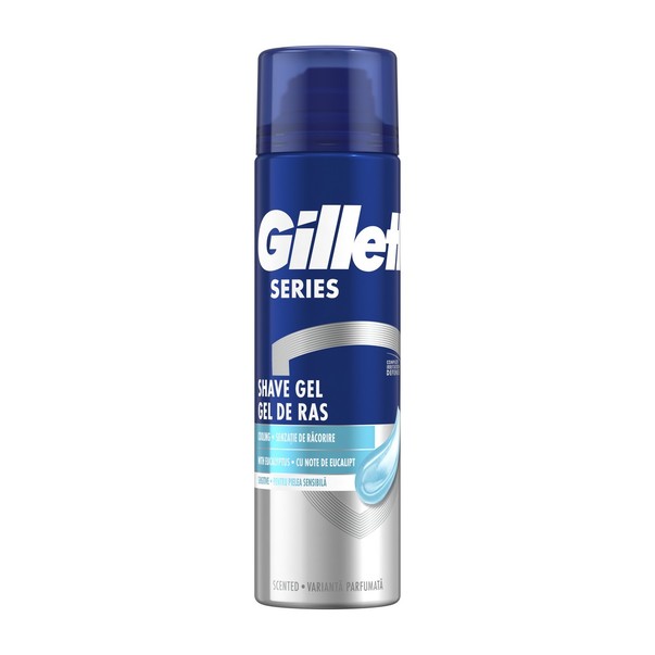Gillette Series Sensitive Cool gél na holenie 200 ml