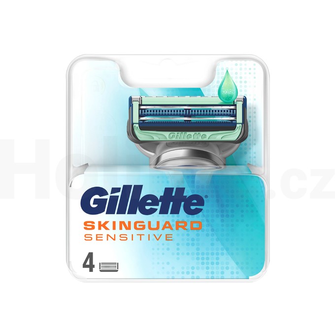 Gillette SkinGuard Sensitive náhradné hlavice 4 ks