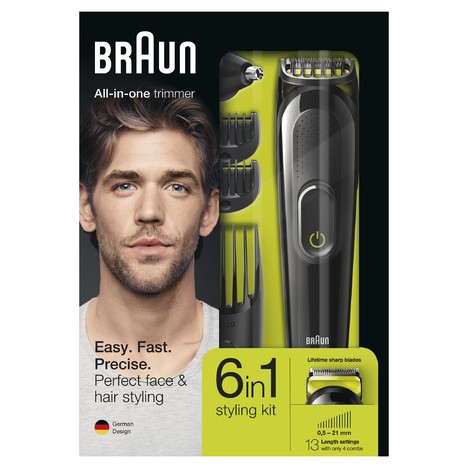 Braun All-in-one trimmer MGK3021 zastrihávač vlasov a fúzov