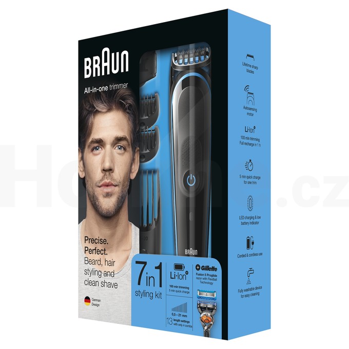 Braun All-in-one trimmer MGK5045 zastrihávač vlasov a fúzov