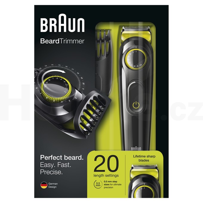 Braun Beard Trimmer BT3021 zastrihávač fúzov
