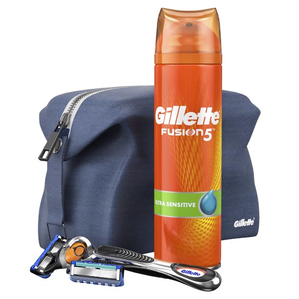 Gillette Fusion 5 ProGlide FlexBall darčekový set v kozmetickej taške
