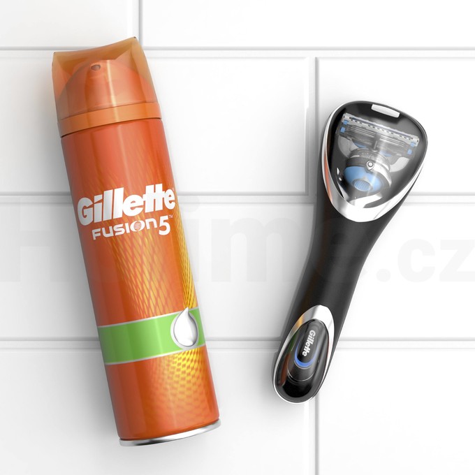 Gillette Gift Pack ProShield Chill + gél + puzdro
