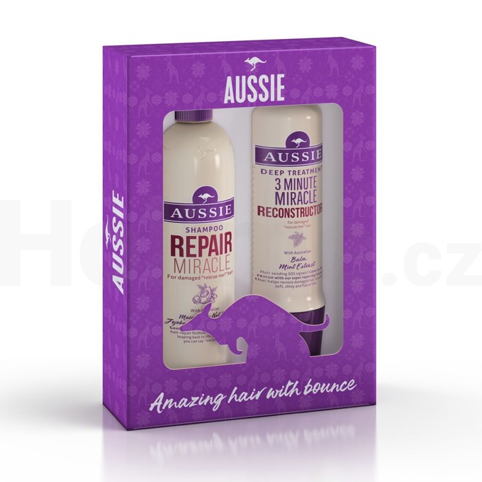 Aussie Repair Miracle šampón 300 ml + balzam 250 ml