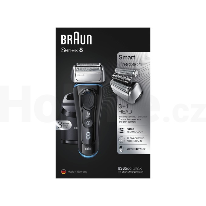 Braun Series 8 8365cc Wet&Dry holiaci strojček
