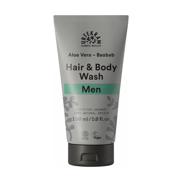 Urtekram Men Hair&Body Wash spchový gél a šampon 150 ml