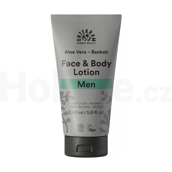 Urtekram Men Face&Body Lotion krém na obličej a tělo 150 ml