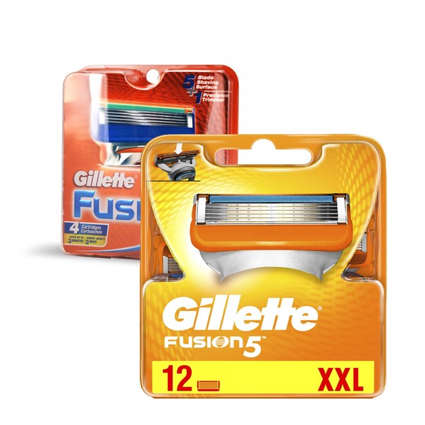 Gillette Fusion Manual náhradné hlavice 12 ks + 4 ks