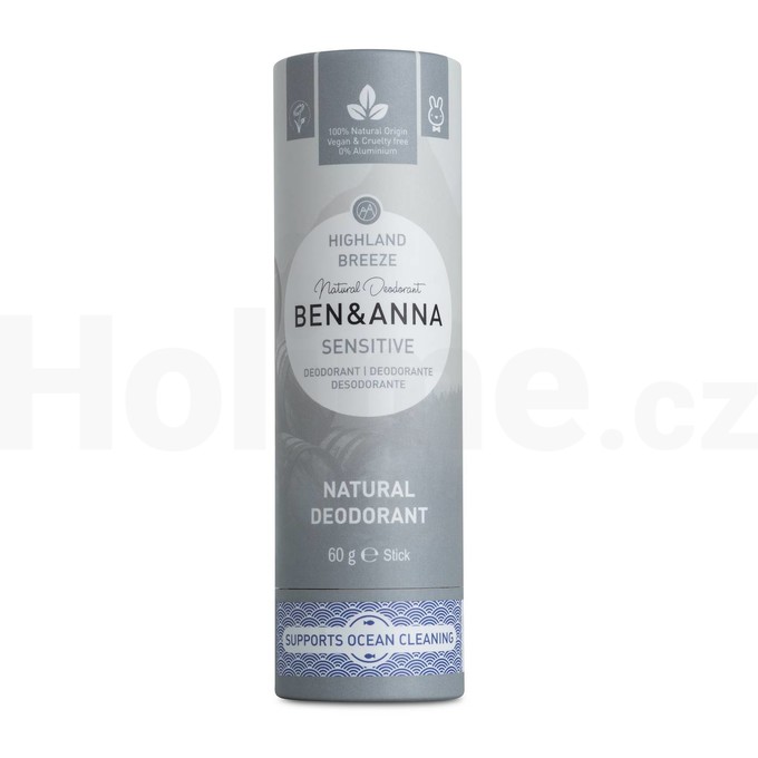Ben & Anna Sensitive Highland Breeze tuhý dezodorant 60 g