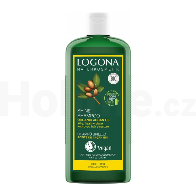 Logona Shine Argan šampón na vlasy 250 ml
