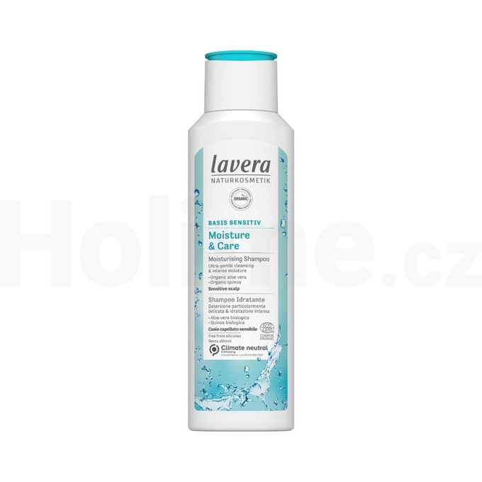 Lavera Basis Sensitive Moisture & Care šampón na vlasy 250 ml