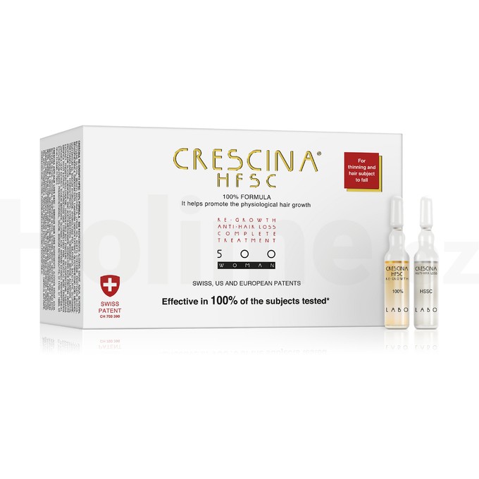 Crescina Re-growth+Anti-hairloss 500 Woman 20x3,5 ml podpora rastu vlasů