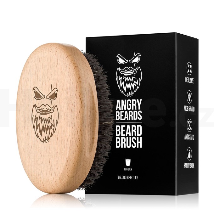Angry Beards Harden Brush kefa na fúzy
