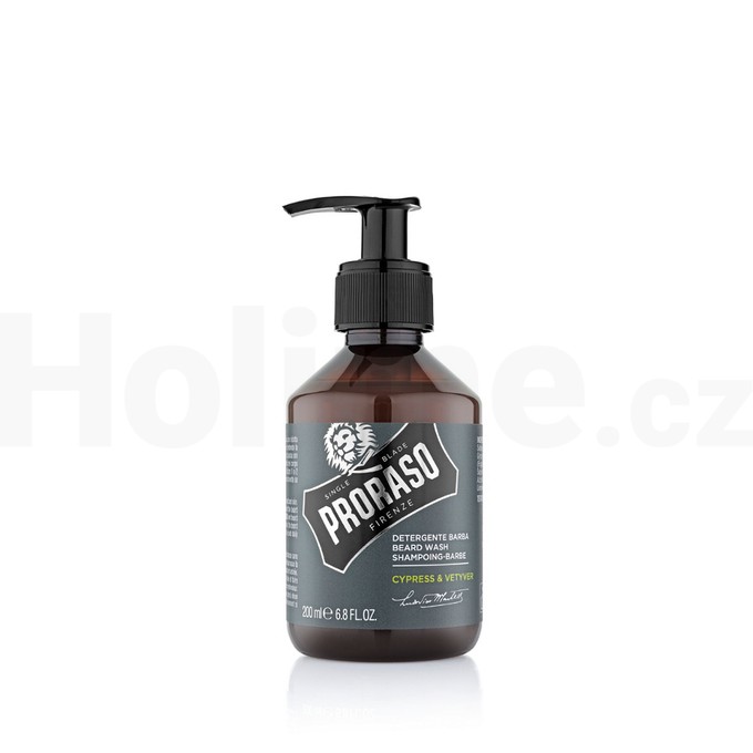Proraso Cypress and Vetyver šampon na fúzy 200 ml