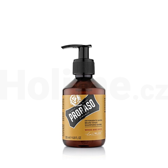 Proraso Wood and Spice šampón na fúzy 200 ml