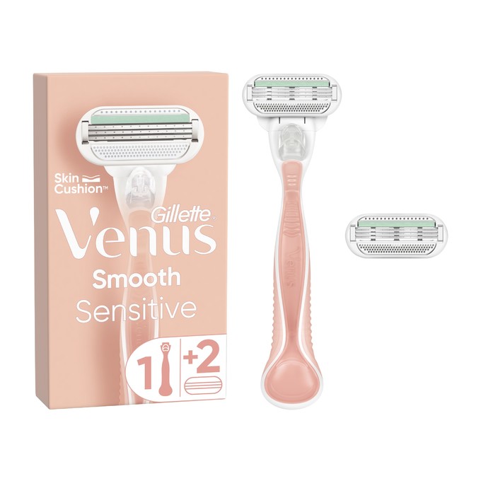 Gillette Venus Smooth Sensitive holiaci strojček + 2 hlavice
