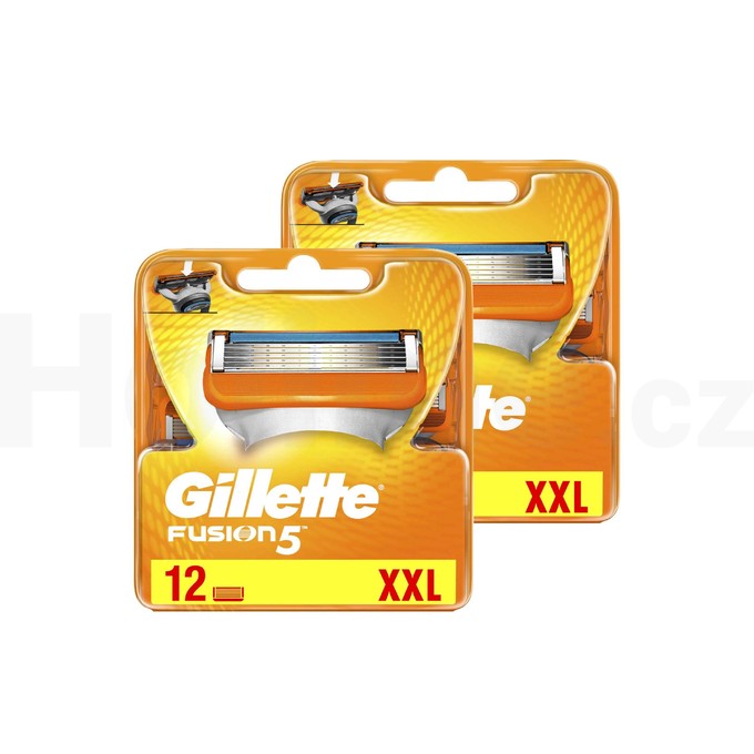 Gillette Fusion 5 náhradné hlavice 12+12 ks