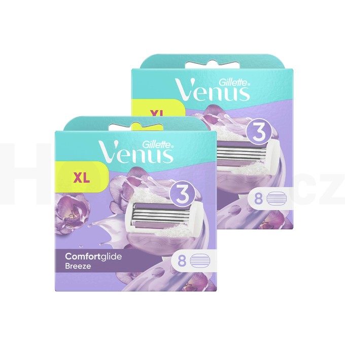 Gillette Venus Breeze Comfortglide náhradné hlavice 8+8 ks