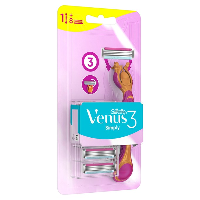 Gillette Simply Venus holiaci strojček + 8 hlavic