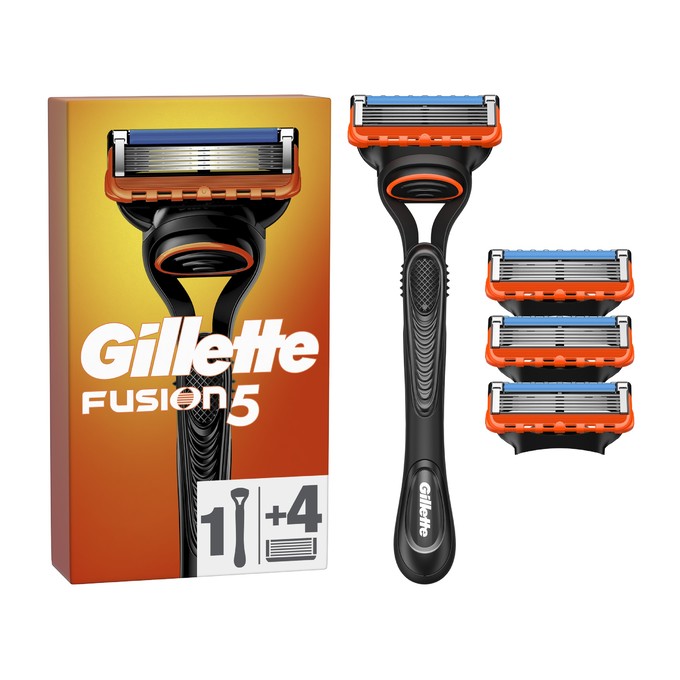 Gillette Fusion 5 holiaci strojček + 4 hlavice