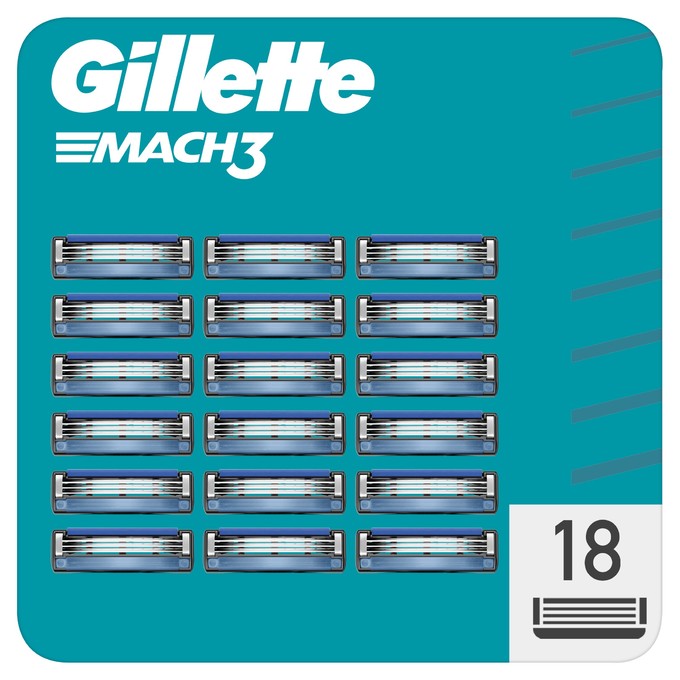 Gillette Mach3 náhradná hlavica 20 ks