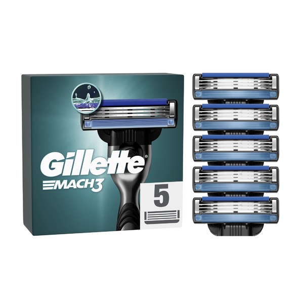Gillette Mach3 náhradná hlavica 5 ks