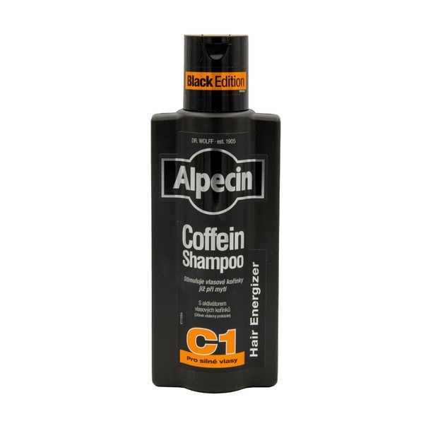 Alpecin Coffein C1 Black Edition kofeínový šampón na vlasy 375 ml