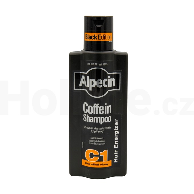 Alpecin Coffein C1 Black Edition kofeínový šampón na vlasy 375 ml