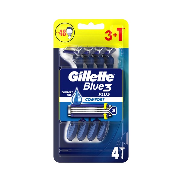 Gillette Blue3 jednorazové holítka 3+1 ks