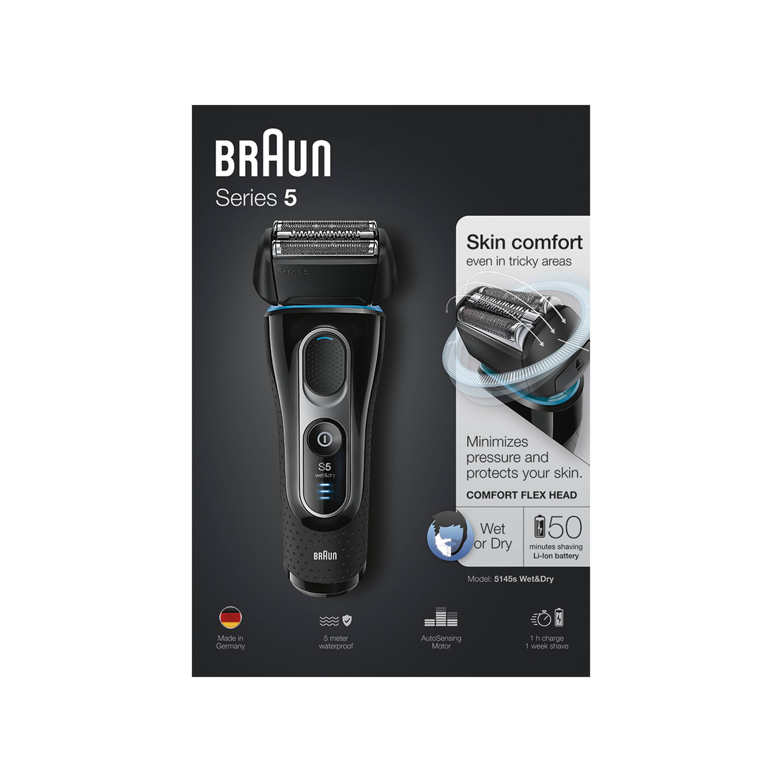 Braun Series 5 5145s Wet&Dry holiaci strojček