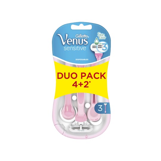 Gillette Venus Sensitive jednorázové holítka 4+2 ks
