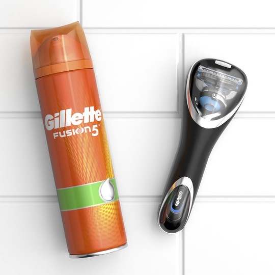 Gillette Gift Pack ProShield Chill + gél + puzdro