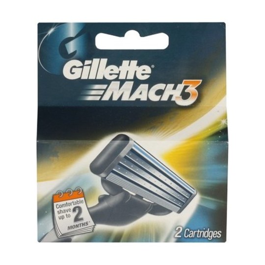 Gillette Mach3 náhradné hlavice 2 ks